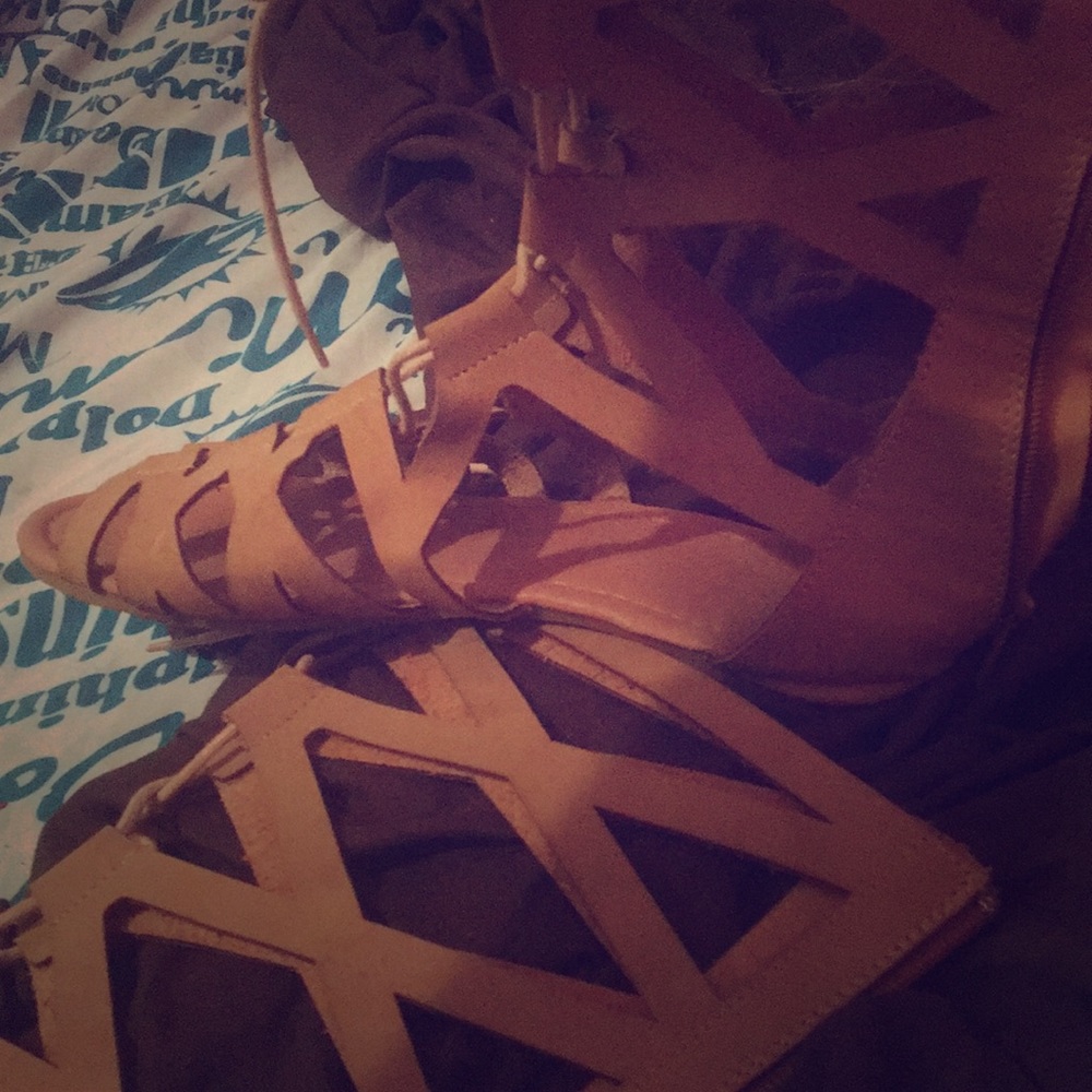 High sandals